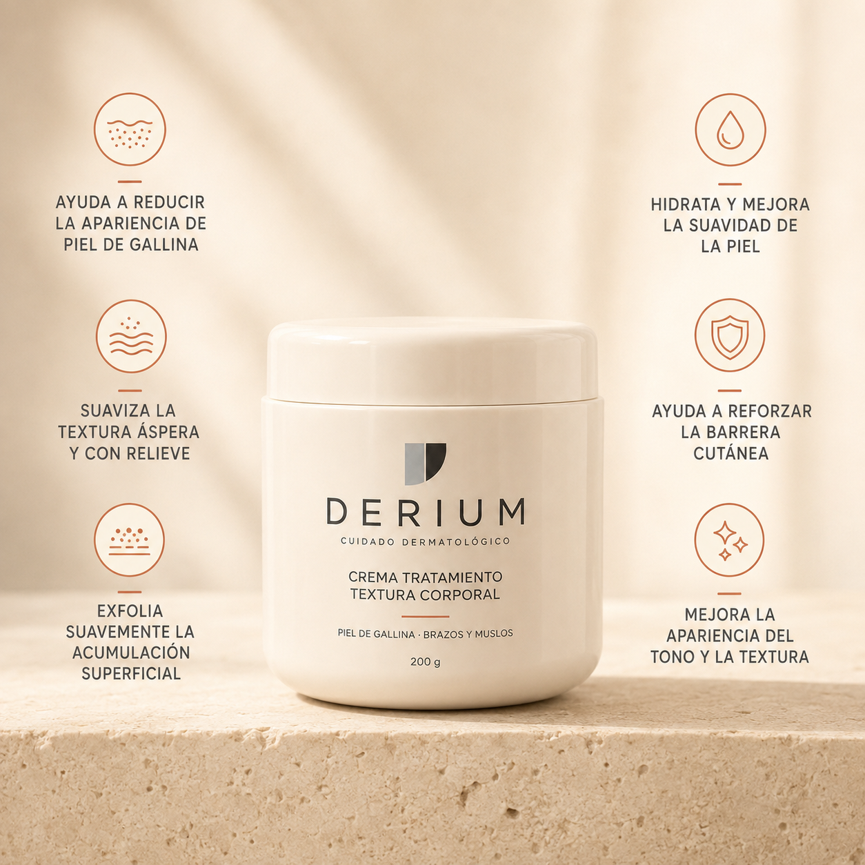 Crema 200g Tratamiento Textura — Piel de Gallina en Brazos y piernas